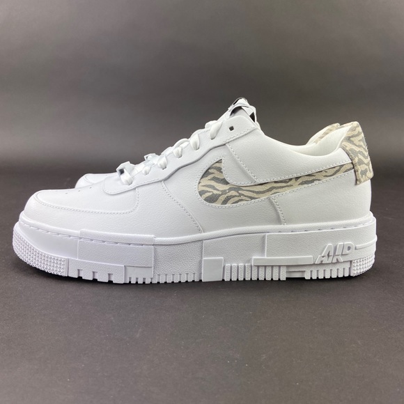 Nike Women's Air Force 1 Pixel SE Zebra Shoes - Picture 3 of 11